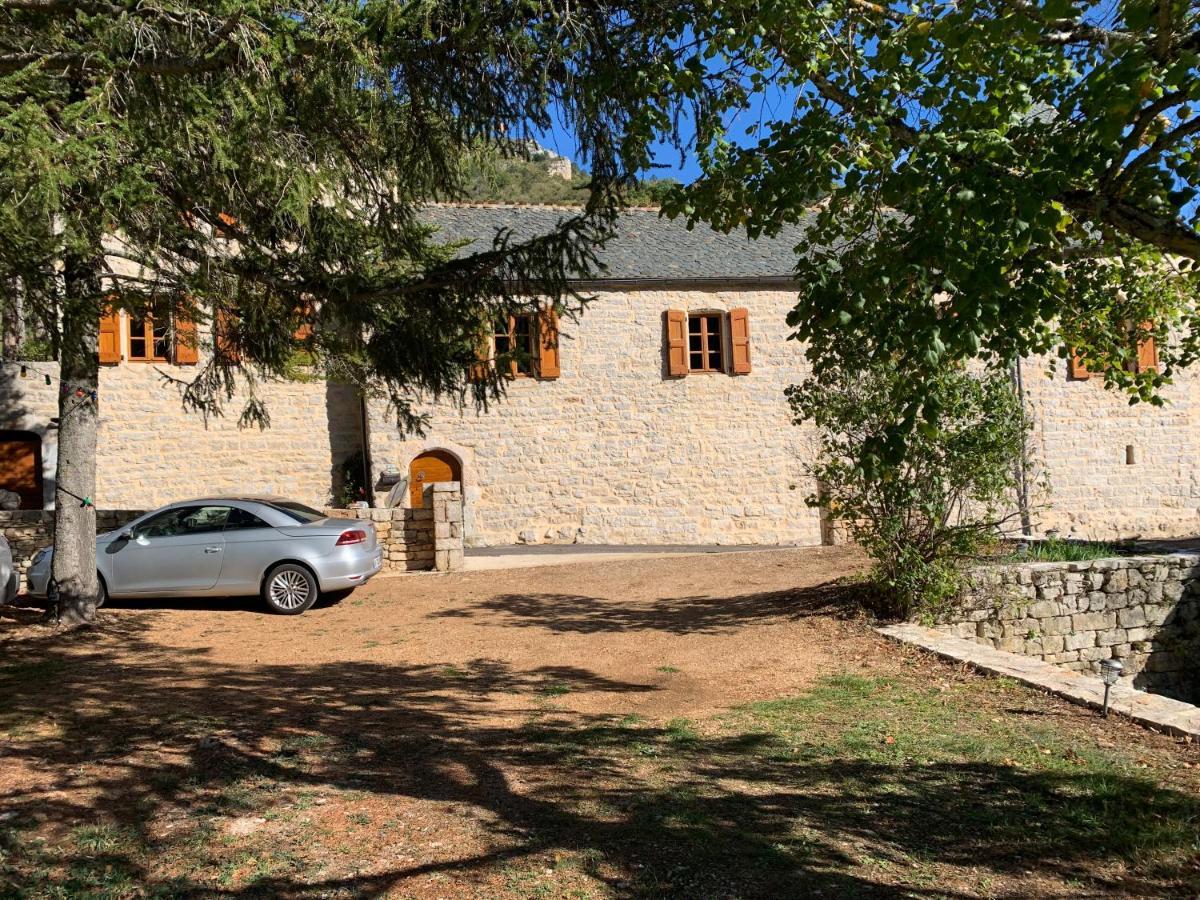 Chambre voûtée avec Bain Finlandais privé Manoir Du Charme Gorges Du Tarn Causses Quezac  Extérieur photo