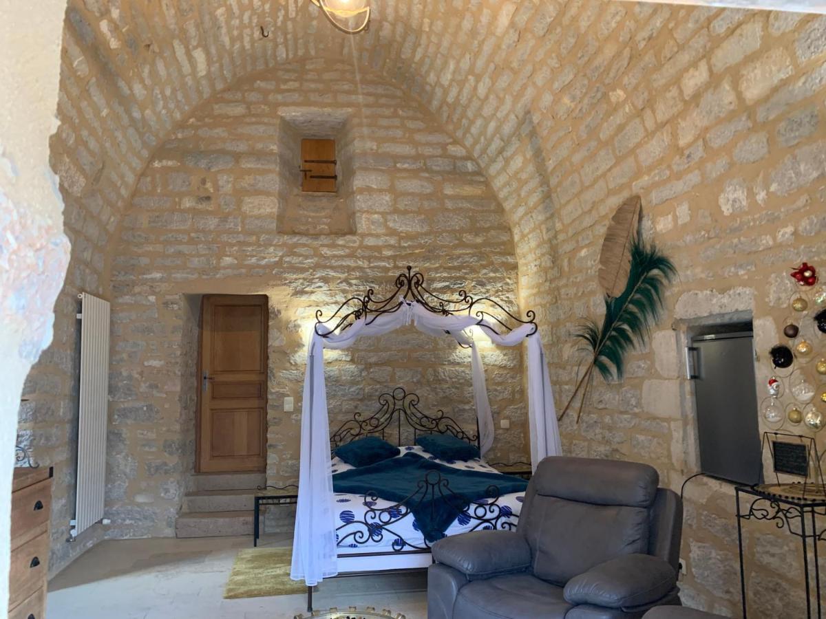 Chambre voûtée avec Bain Finlandais privé Manoir Du Charme Gorges Du Tarn Causses Quezac  Extérieur photo